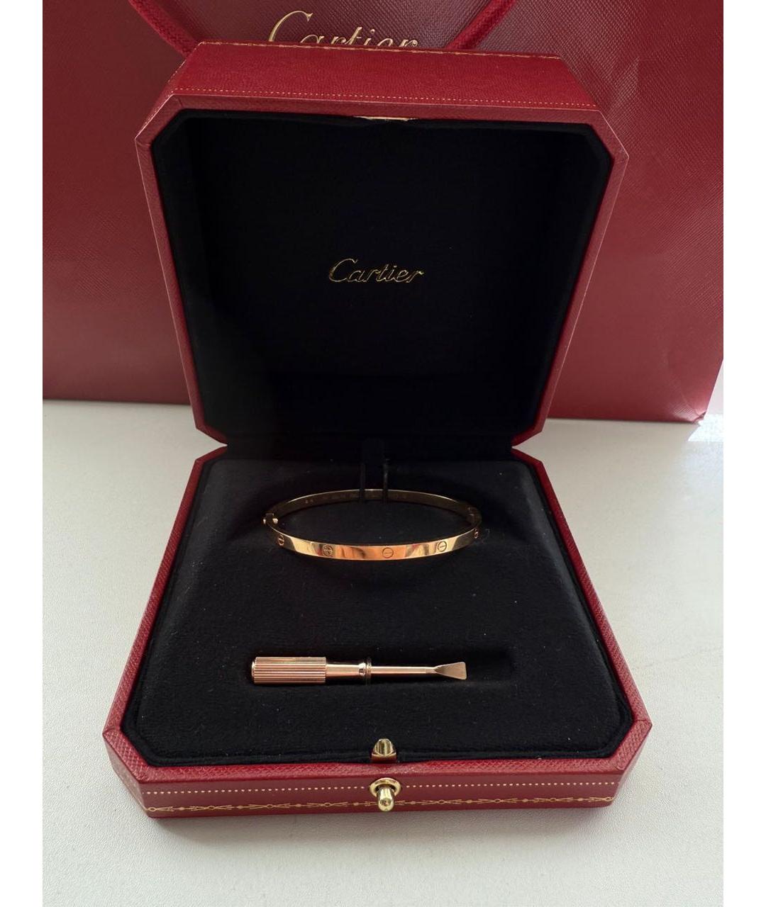 CARTIER Золотой браслет из розового золота, фото 6