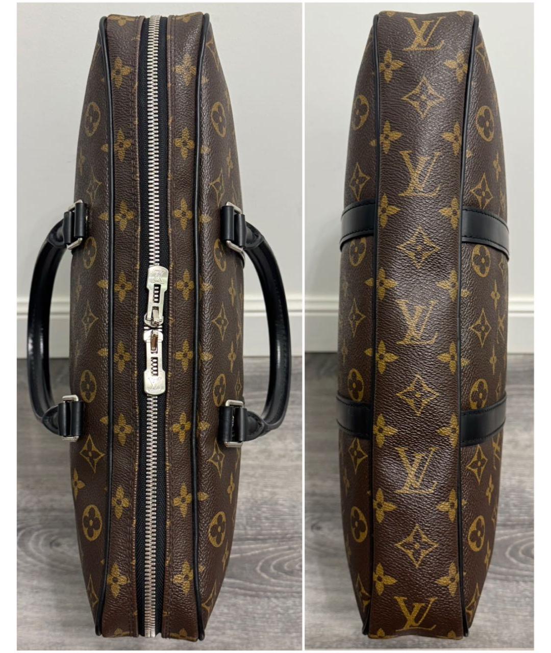 LOUIS VUITTON Коричневый портфель, фото 4