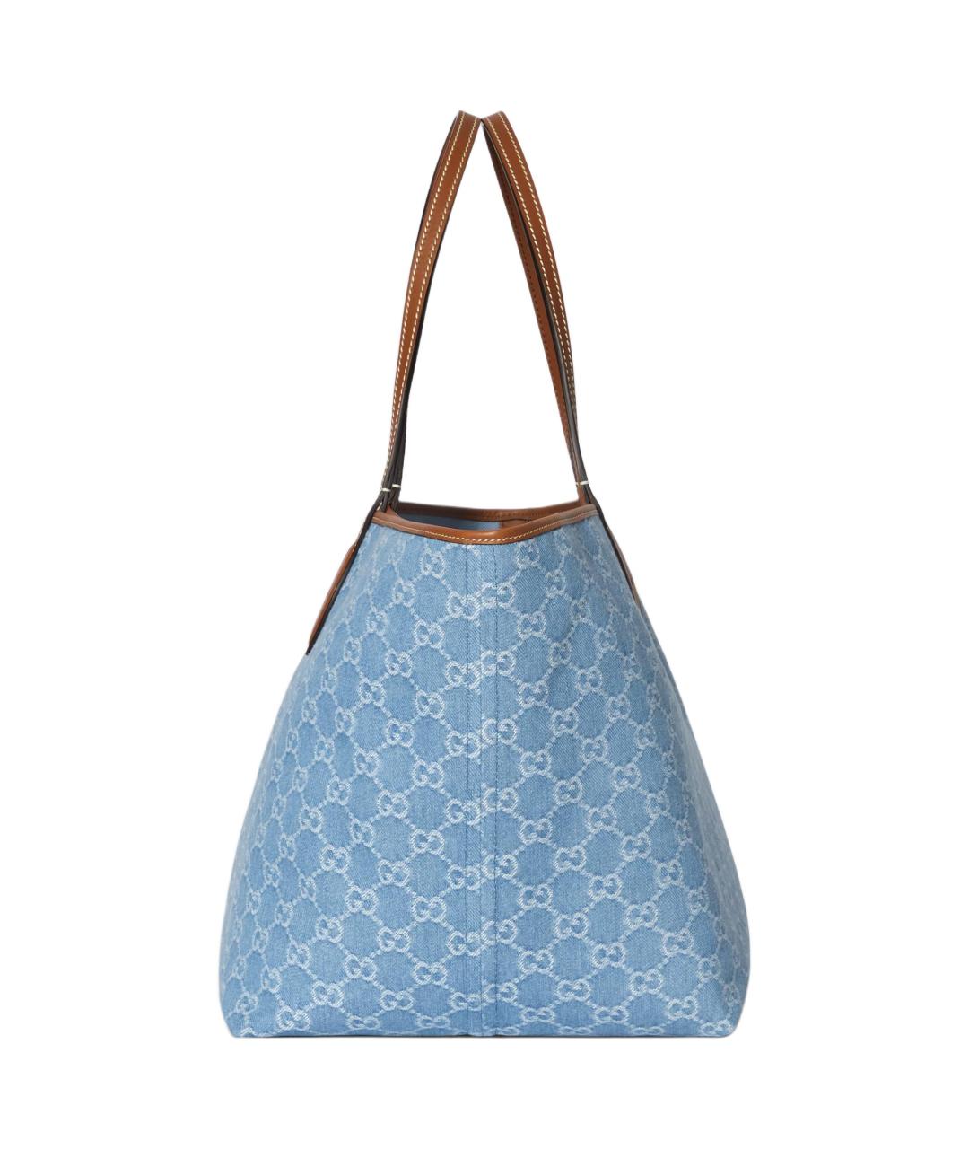 GUCCI Голубая сумка через плечо, фото 3