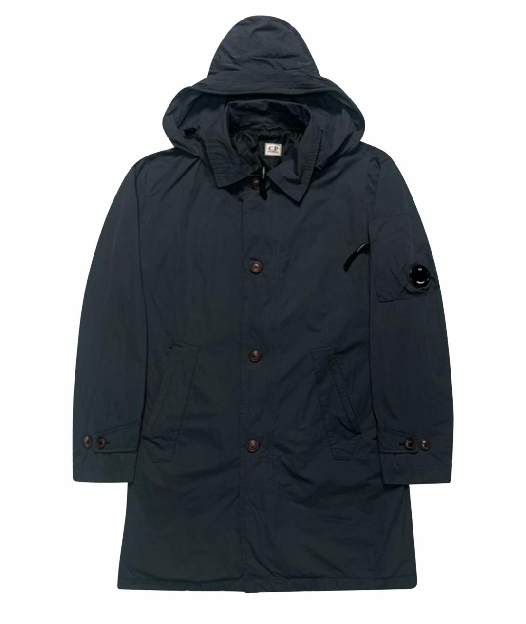 CP COMPANY Темно-синее пальто, фото 1