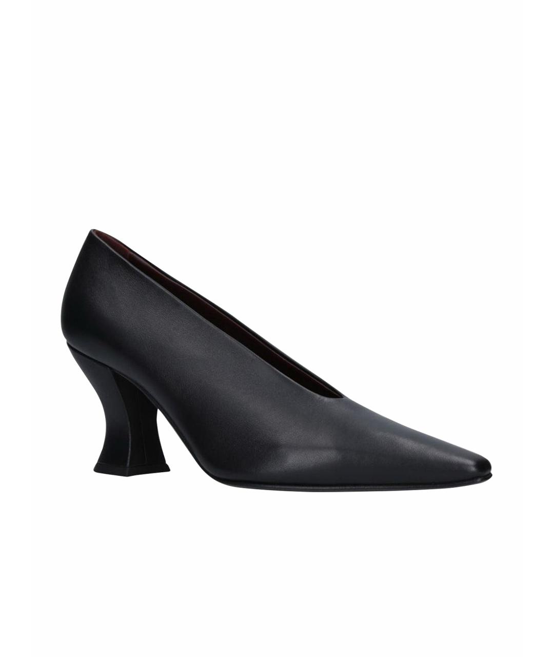 BOTTEGA VENETA Черные кожаные туфли, фото 1