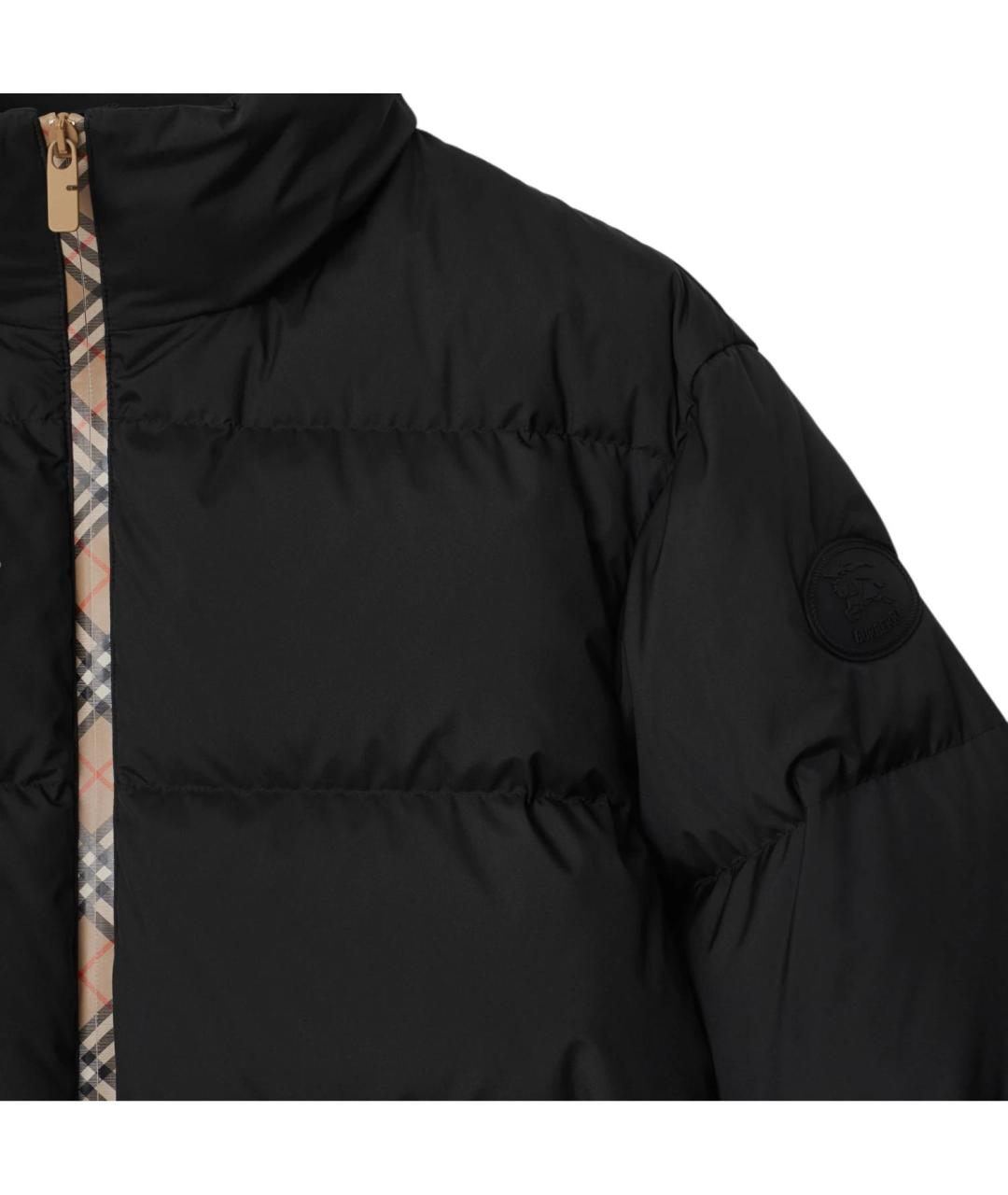 BURBERRY Черный пуховик, фото 2