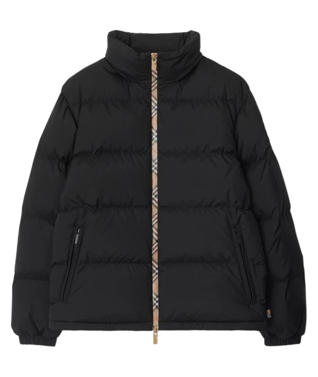 BURBERRY Черный пуховик, фото 1