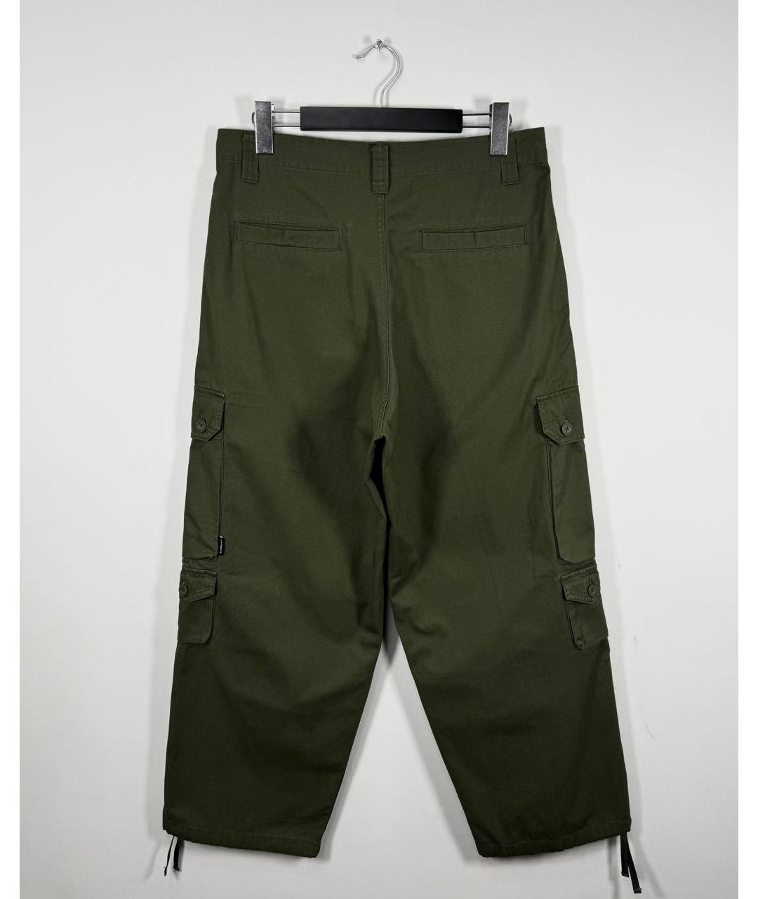CARHARTT Хаки хлопковые повседневные брюки, фото 2