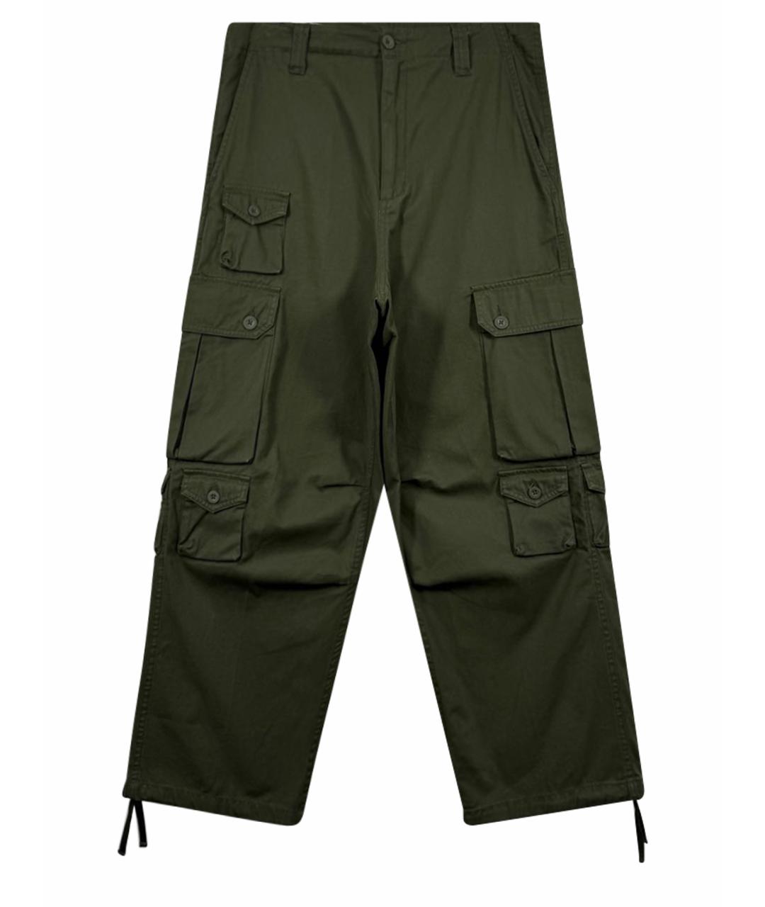 CARHARTT Хаки хлопковые повседневные брюки, фото 1