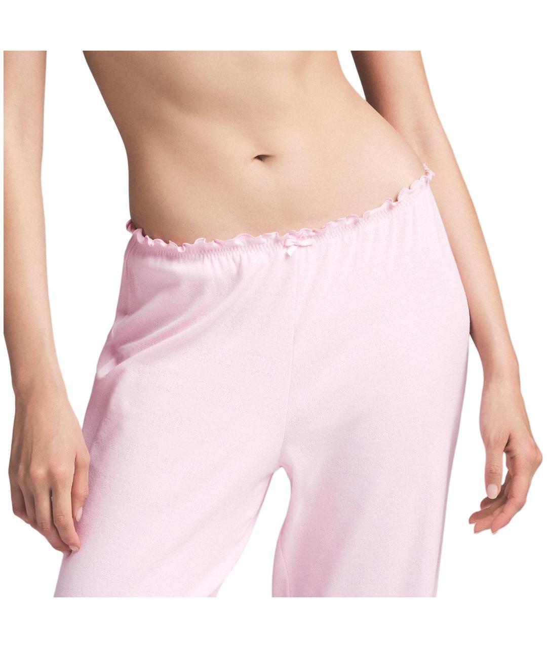 SKIMS Розовые прямые брюки, фото 5