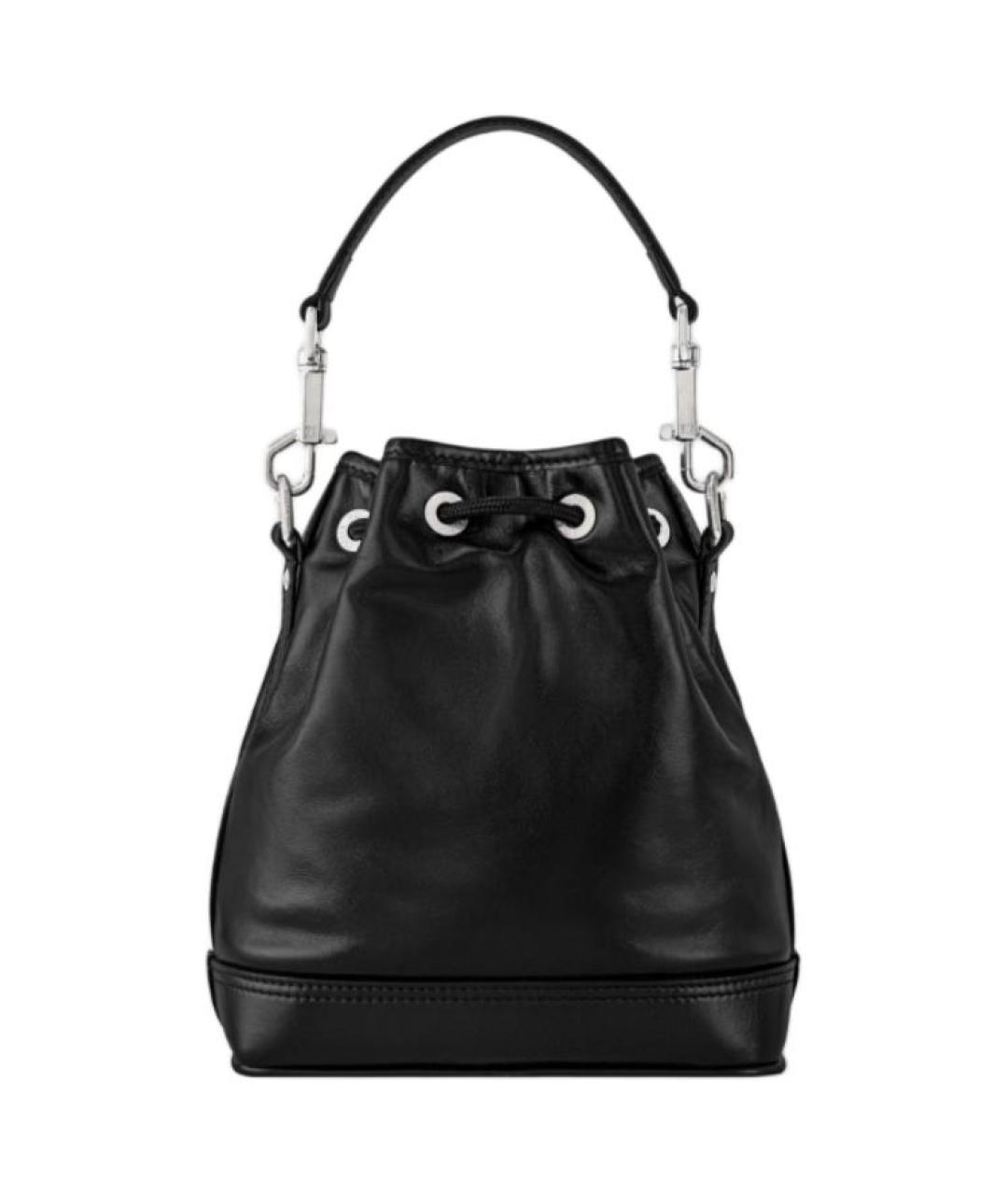 LOUIS VUITTON Черная тканевая сумка на плечо, фото 3