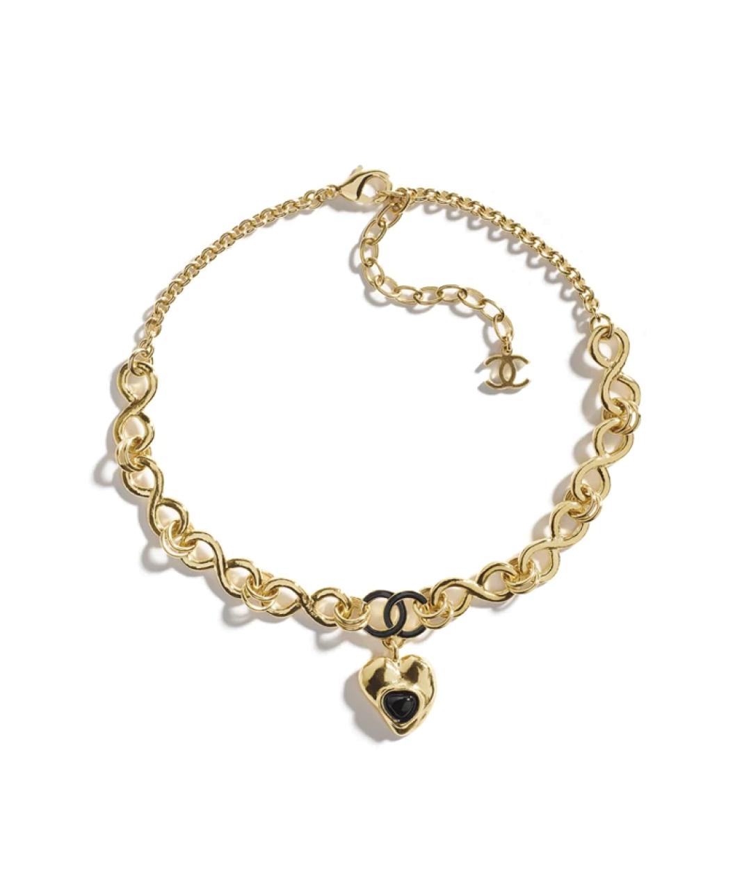 CHANEL Золотая металлическая подвеска, фото 1