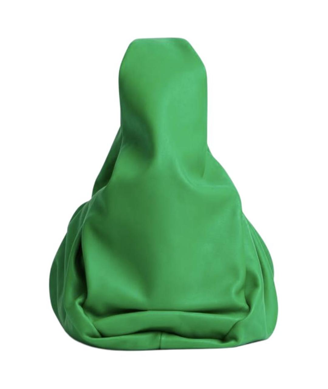 BOTTEGA VENETA Зеленая кожаная сумка через плечо, фото 2