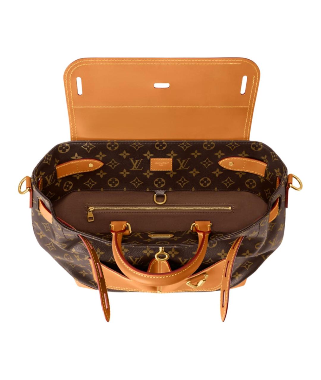 LOUIS VUITTON Коричневая сумка на плечо, фото 4