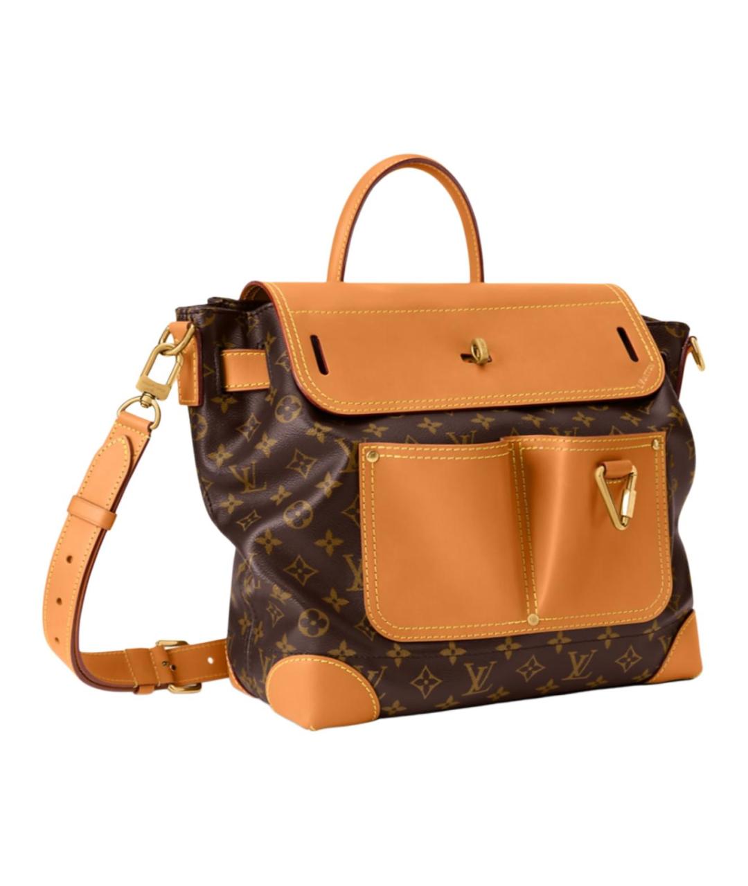 LOUIS VUITTON Коричневая сумка на плечо, фото 2