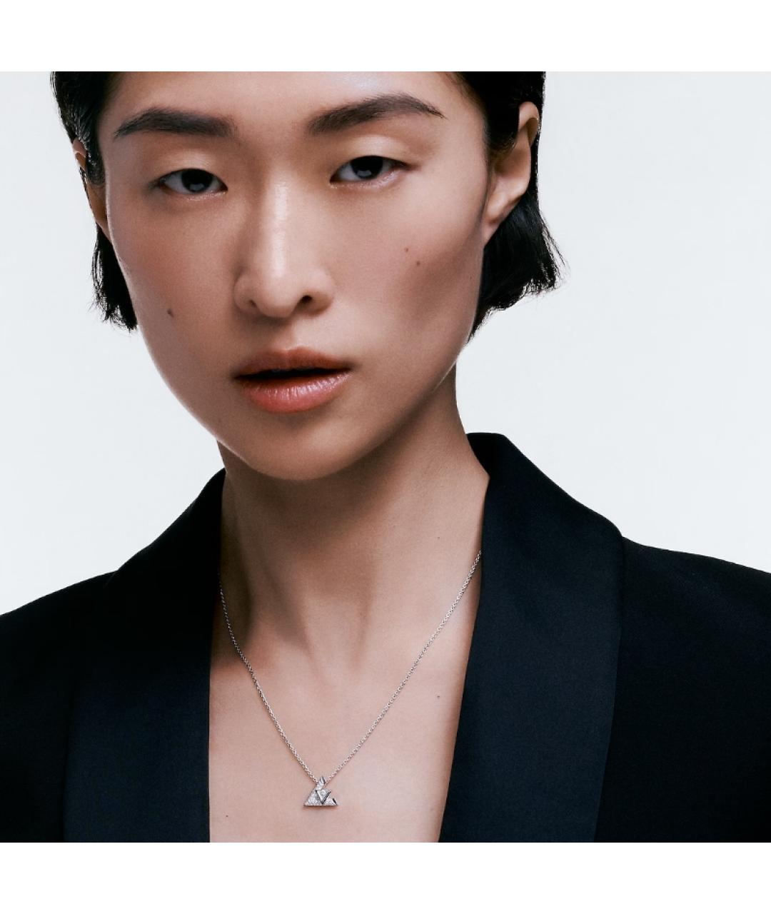LOUIS VUITTON Серебряное колье из белого золота, фото 3