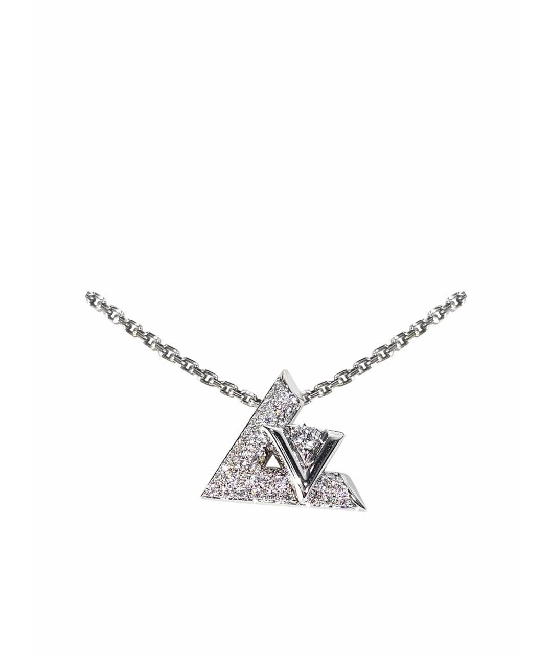 LOUIS VUITTON Серебряное колье из белого золота, фото 1
