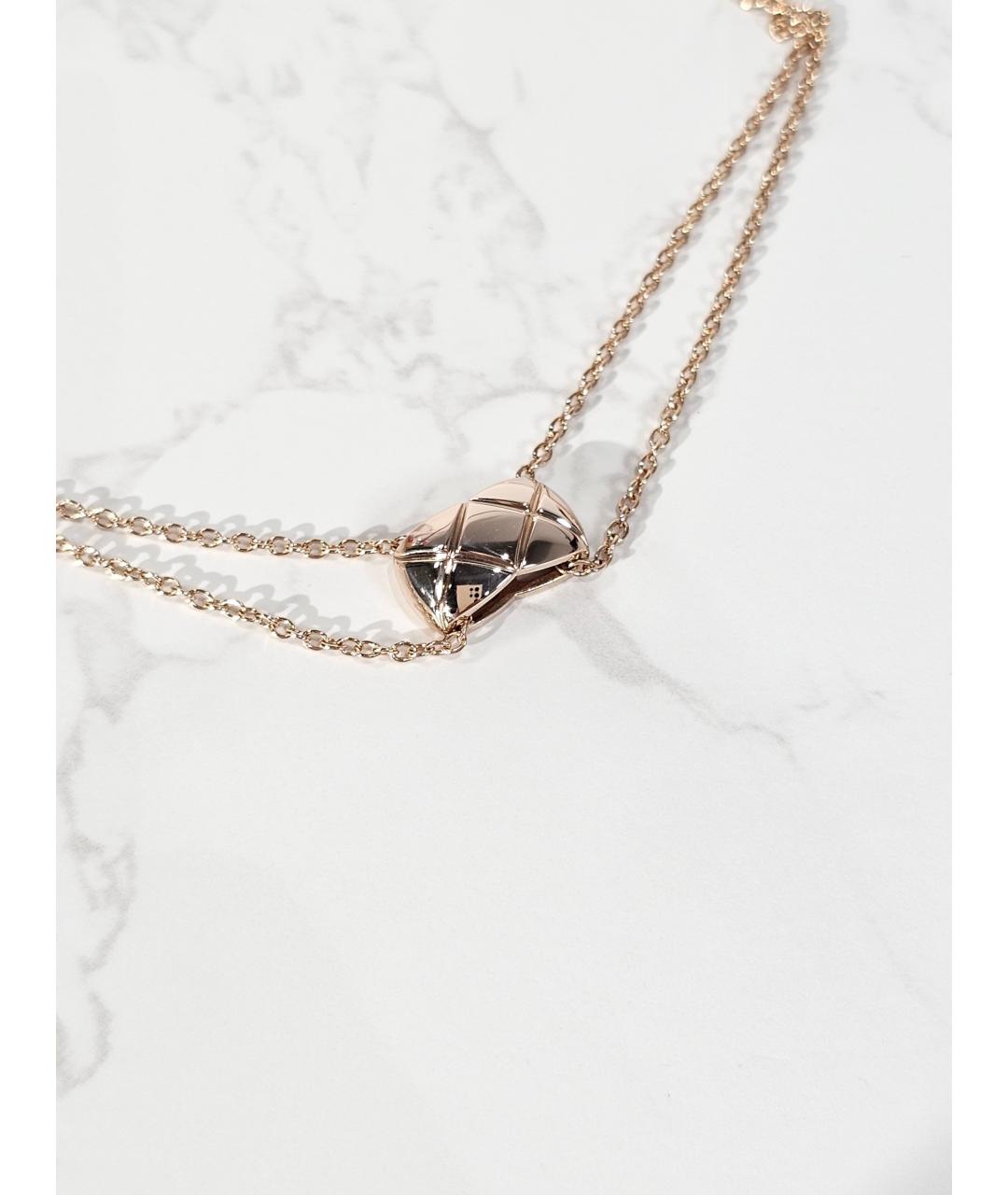 CHANEL Золотое колье из розового золота, фото 3