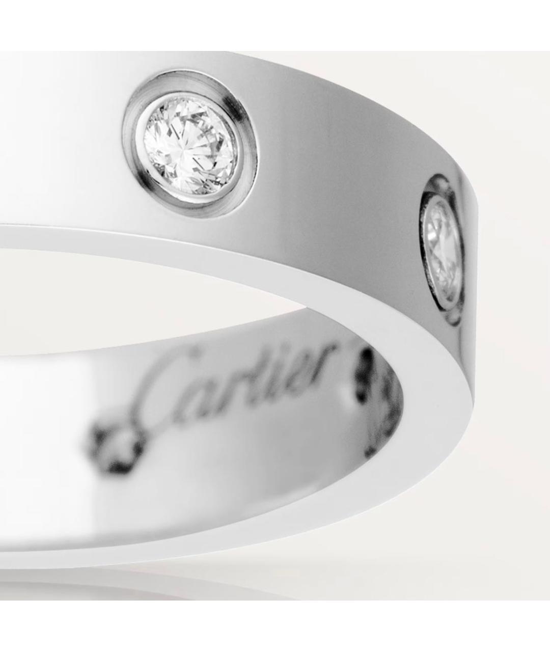 CARTIER Серебряное кольцо из белого золота, фото 3