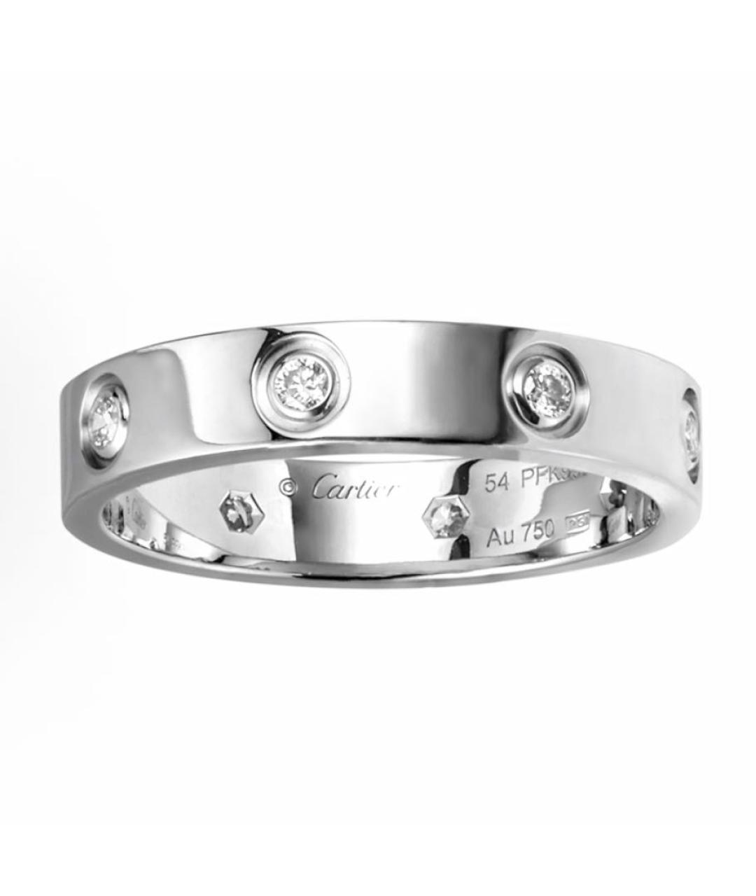 CARTIER Серебряное кольцо из белого золота, фото 7