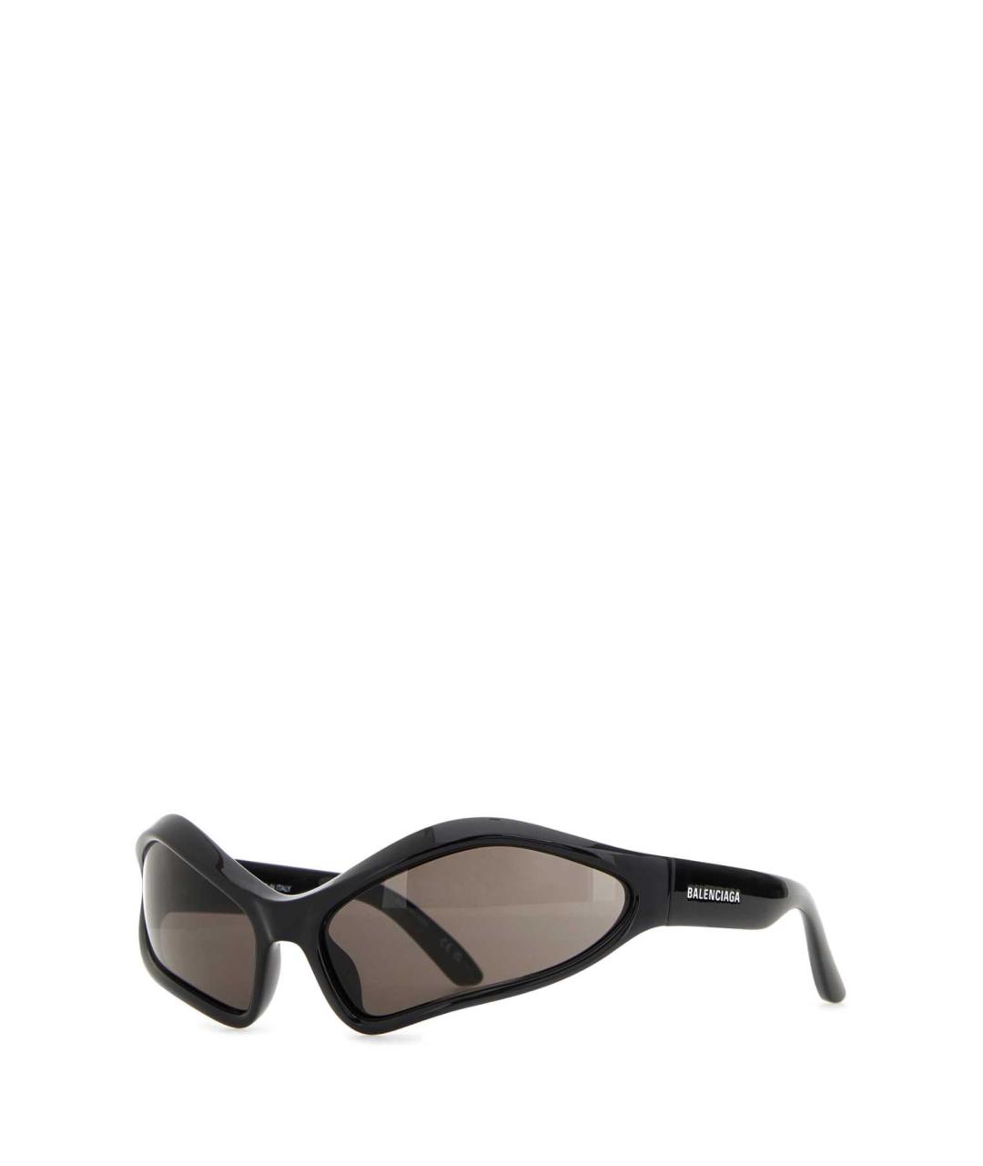 BALENCIAGA Черные пластиковые солнцезащитные очки, фото 1