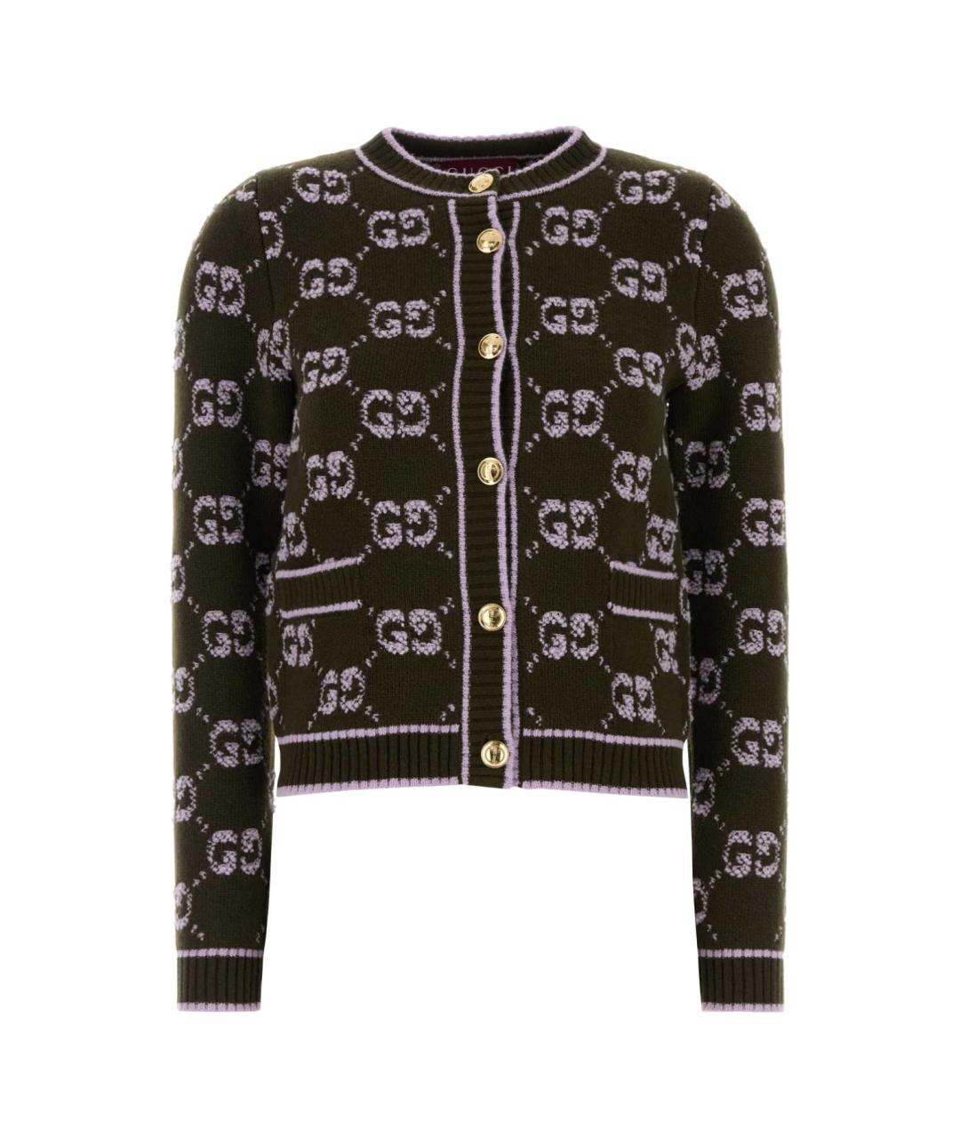 GUCCI Мульти шерстяной джемпер / свитер, фото 1