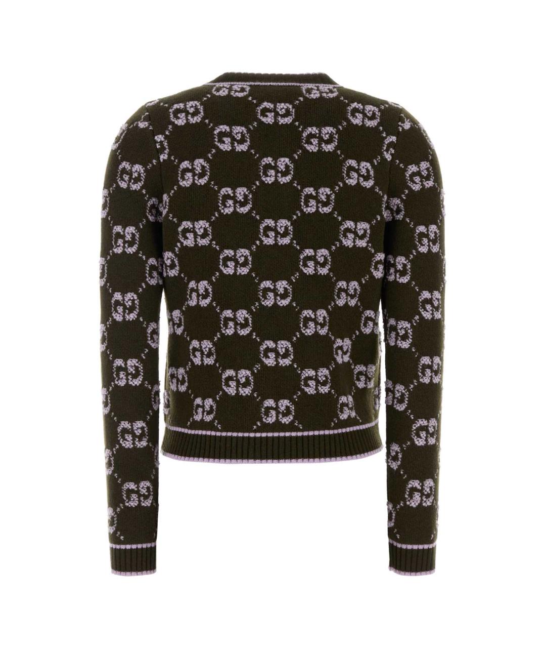 GUCCI Мульти шерстяной джемпер / свитер, фото 2