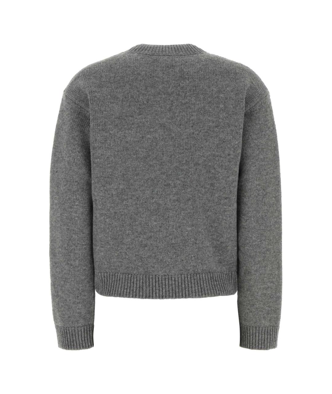 GUCCI Серый шерстяной джемпер / свитер, фото 2