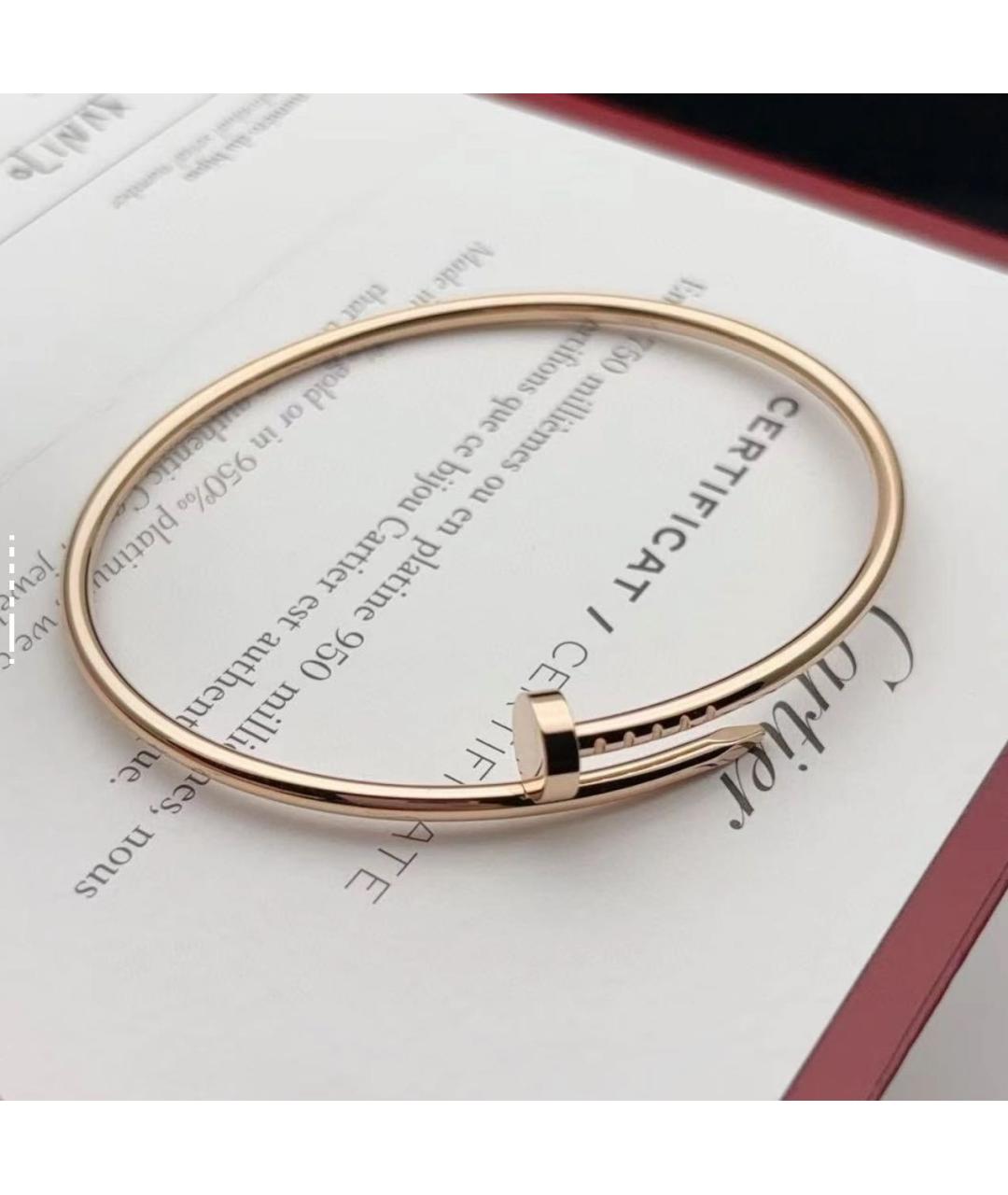 CARTIER Золотой браслет из розового золота, фото 6
