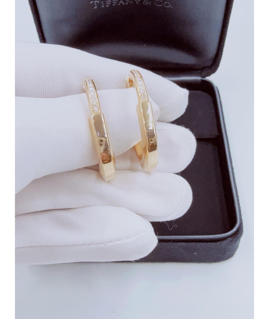 TIFFANY&CO Золотые серьги из желтого золота, фото 3