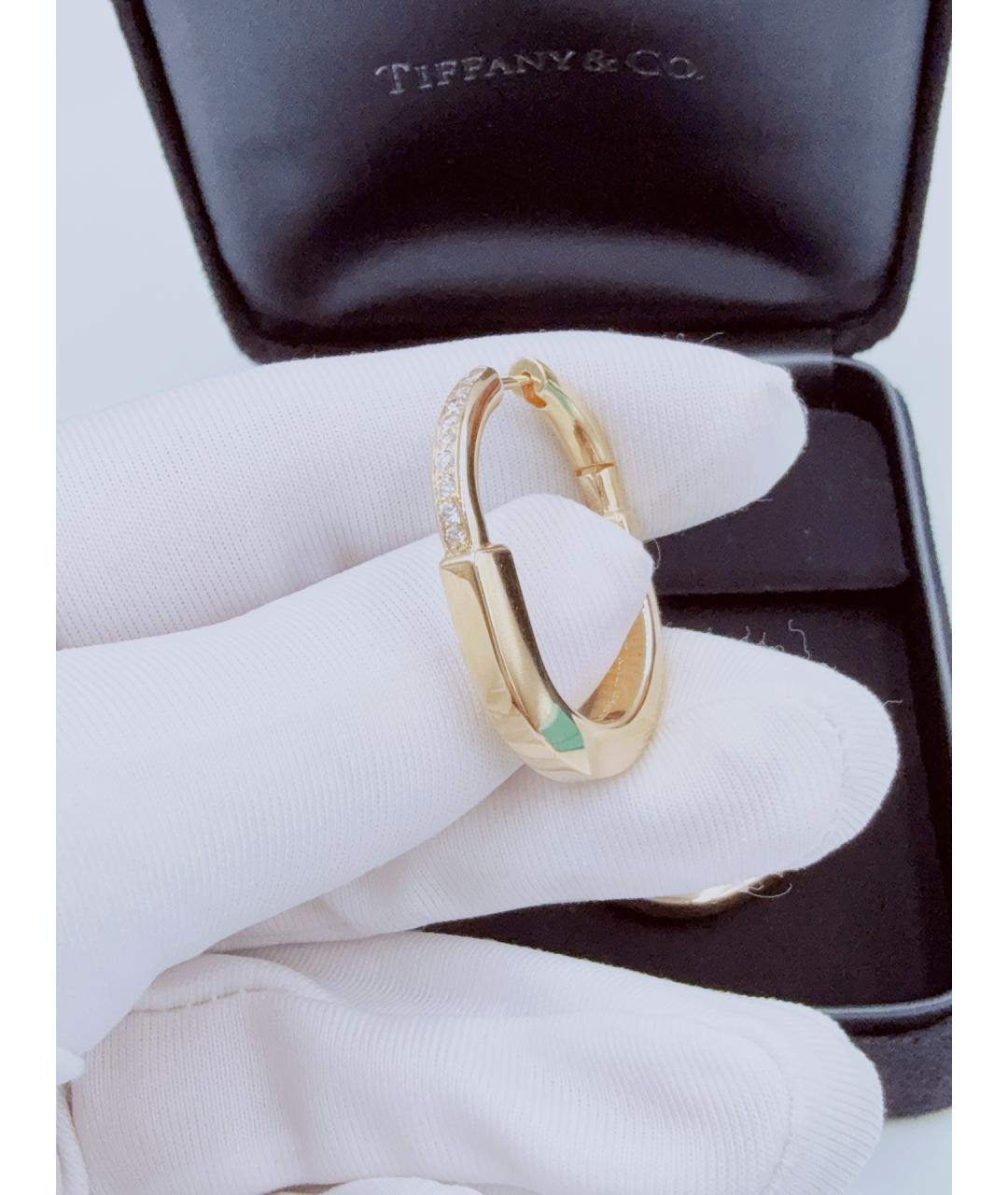TIFFANY&CO Золотые серьги из желтого золота, фото 5