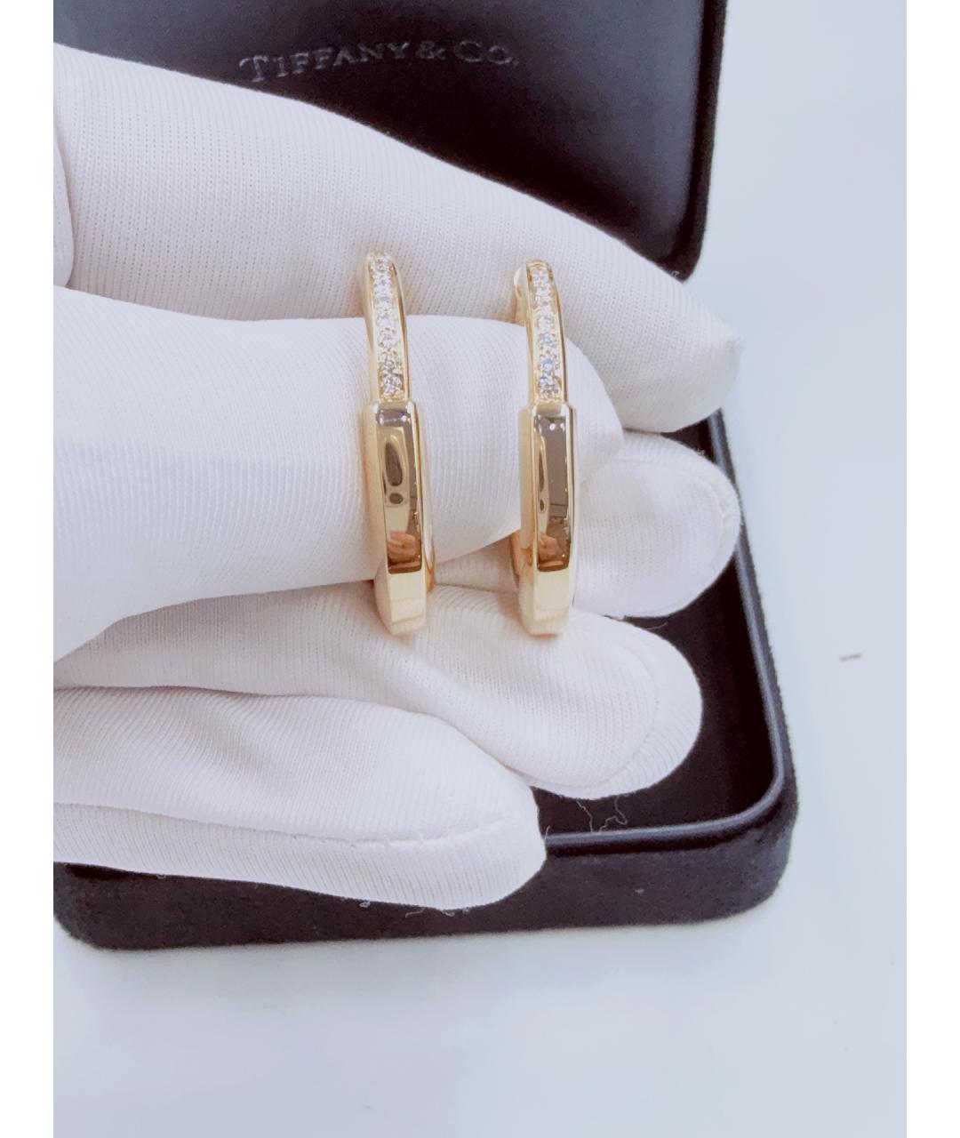 TIFFANY&CO Золотые серьги из желтого золота, фото 2