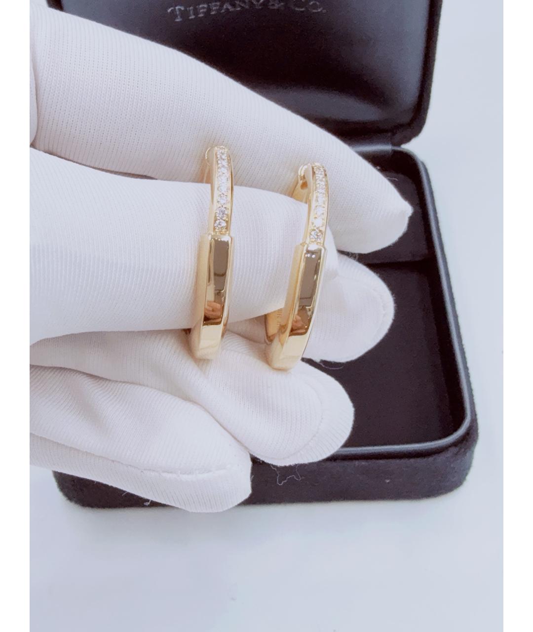 TIFFANY&CO Золотые серьги из желтого золота, фото 4