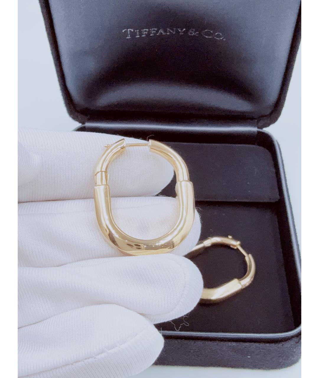 TIFFANY&CO Золотые серьги из желтого золота, фото 6