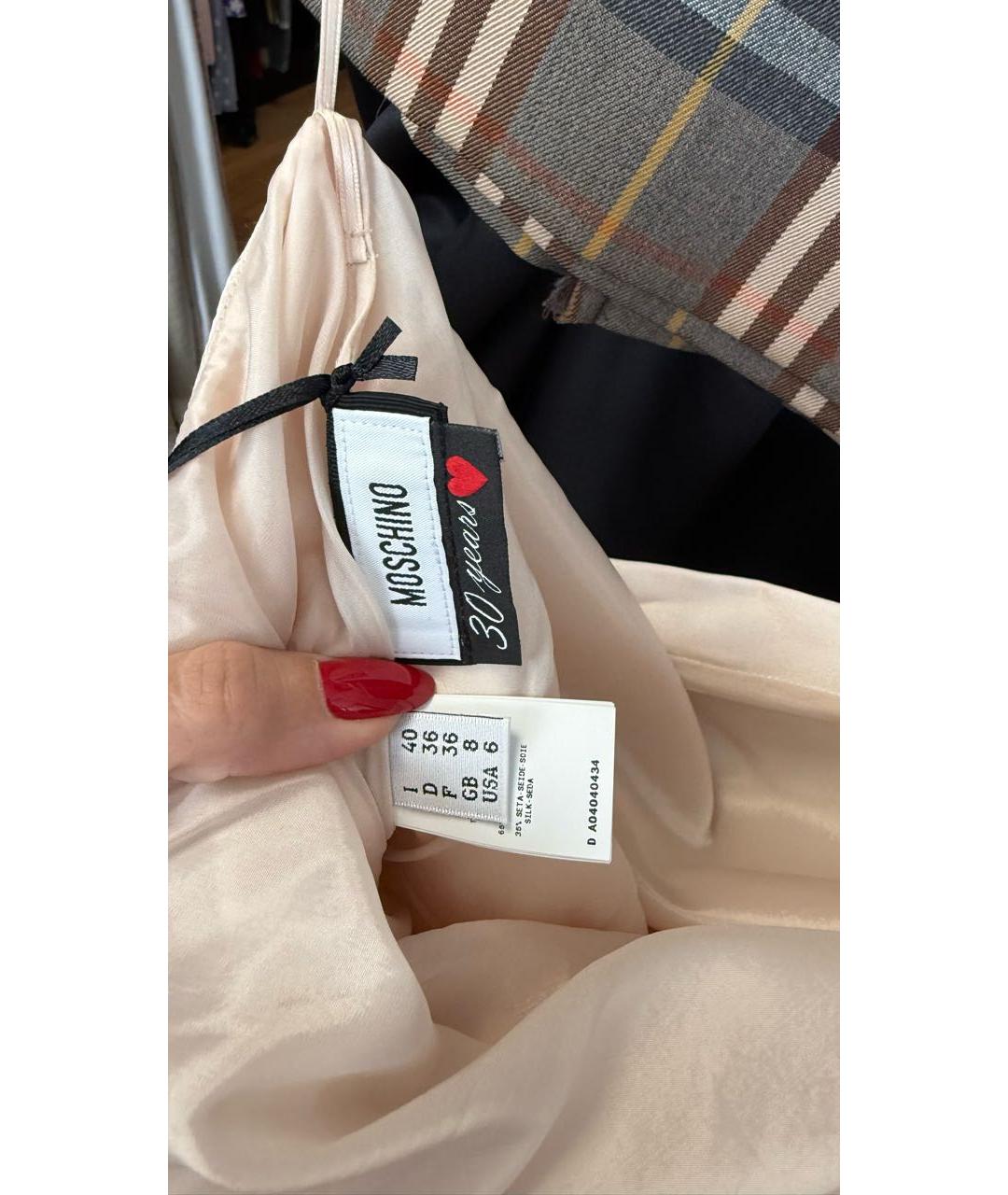 MOSCHINO Бежевый комбинезон, фото 3