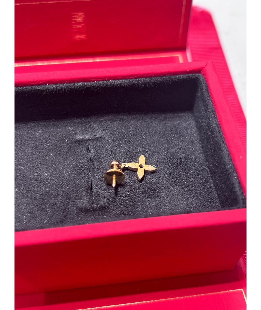 LOUIS VUITTON Золотые серьги из розового золота, фото 3