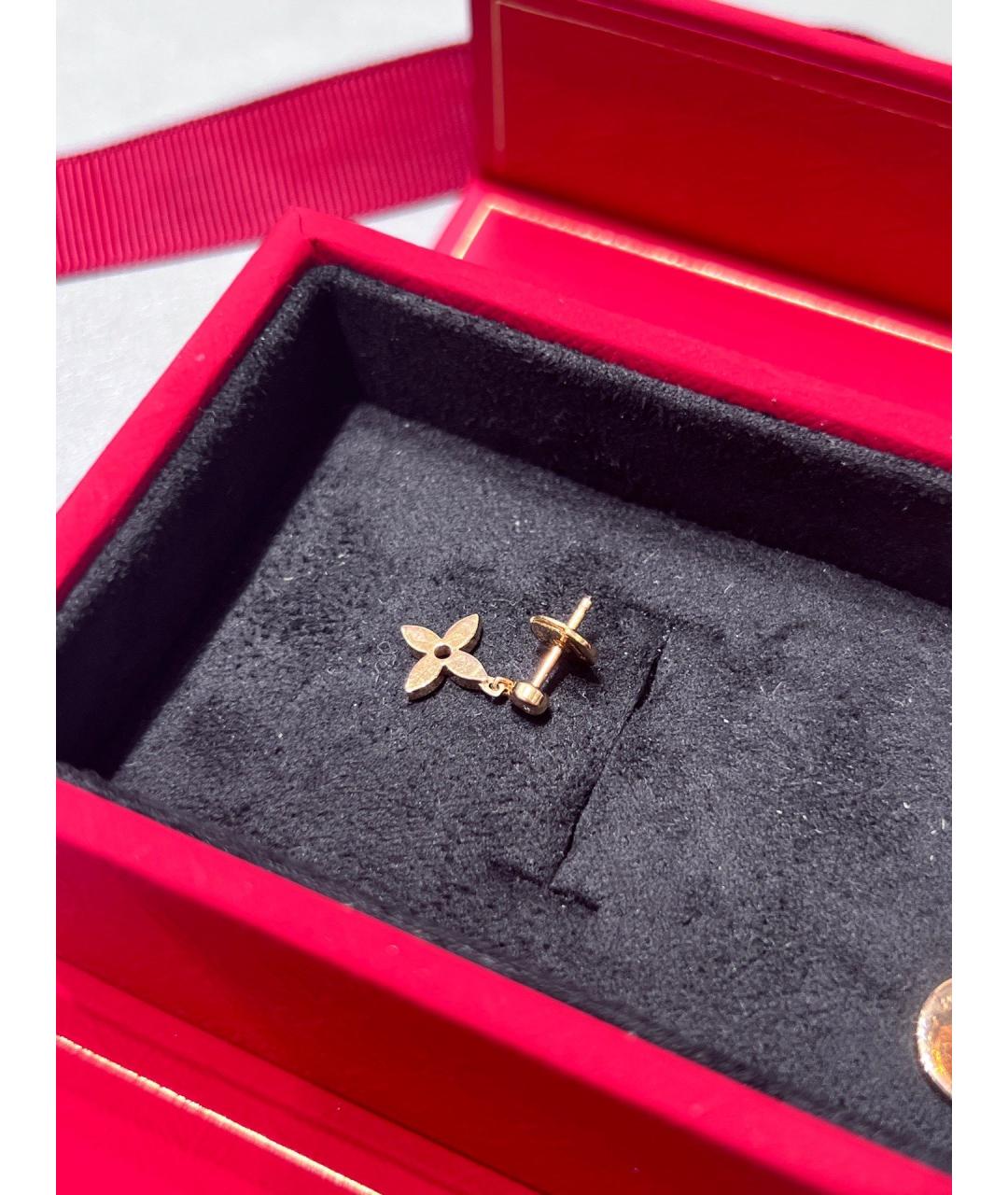 LOUIS VUITTON Золотые серьги из розового золота, фото 4