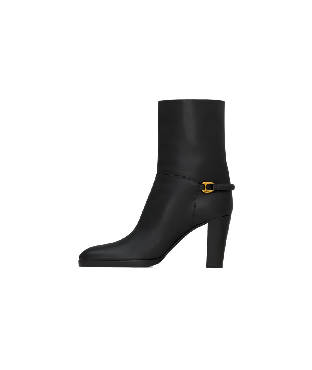SAINT LAURENT Черные ботильоны, фото 3