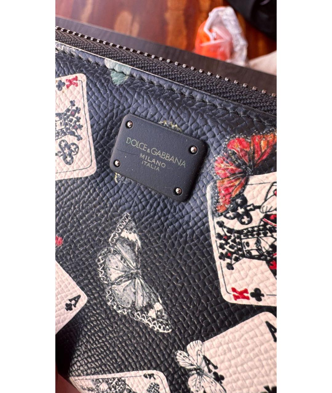 DOLCE&GABBANA Мульти кожаный кошелек, фото 5