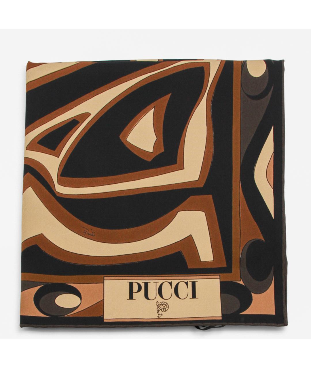 EMILIO PUCCI Мульти шелковый платок, фото 3