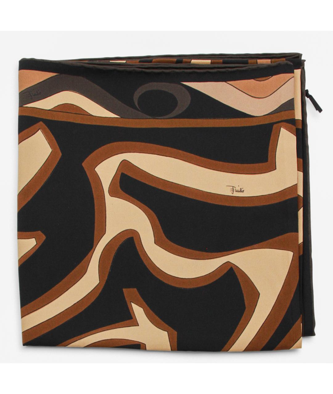 EMILIO PUCCI Мульти шелковый платок, фото 2