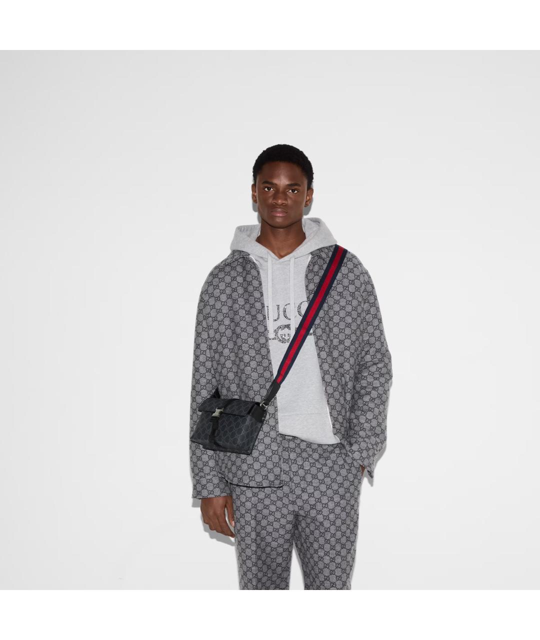 GUCCI Черная барсетка, фото 2