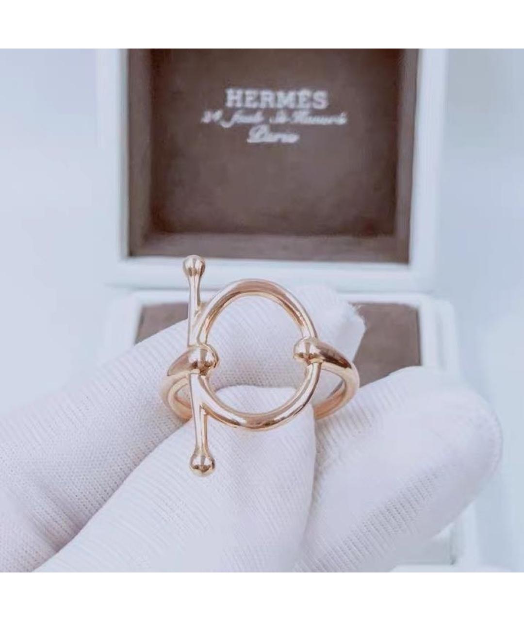 HERMES Розовое кольцо из розового золота, фото 2