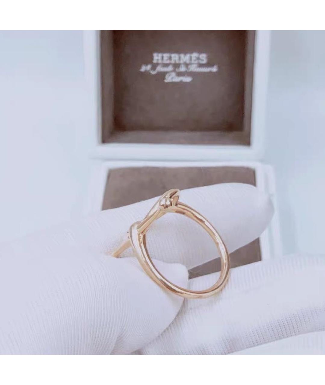 HERMES Розовое кольцо из розового золота, фото 4