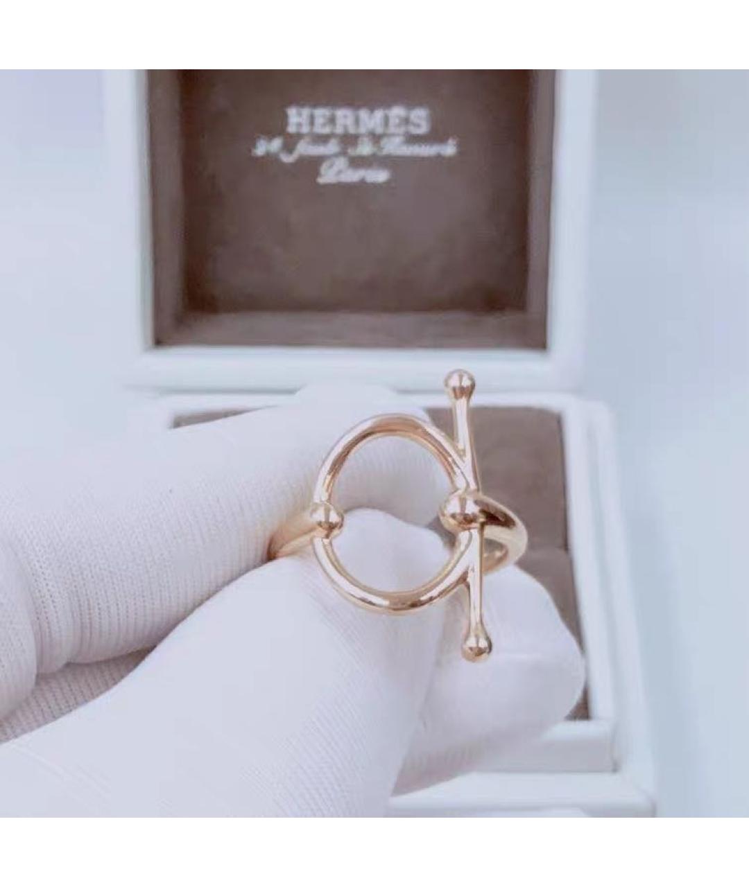 HERMES Розовое кольцо из розового золота, фото 3