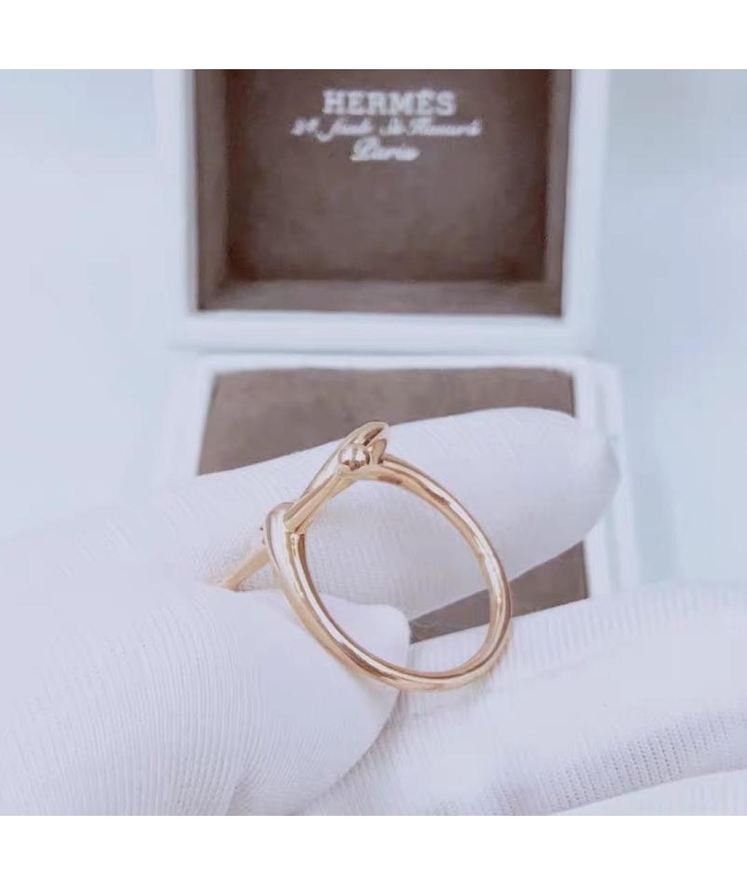 HERMES Розовое кольцо из розового золота, фото 6