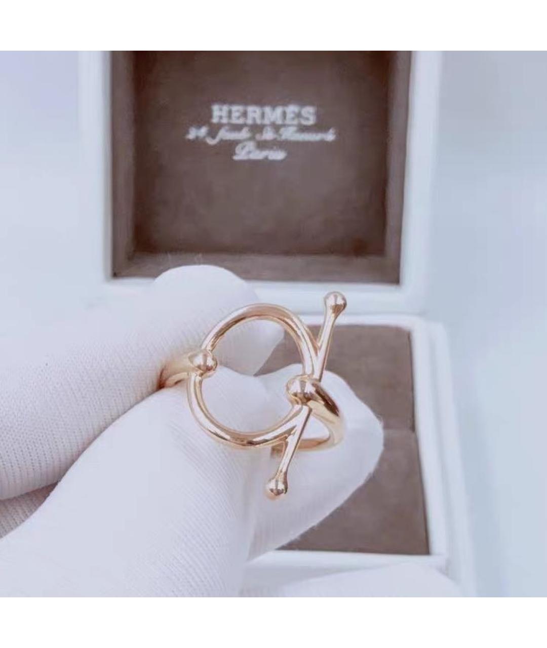 HERMES Розовое кольцо из розового золота, фото 5