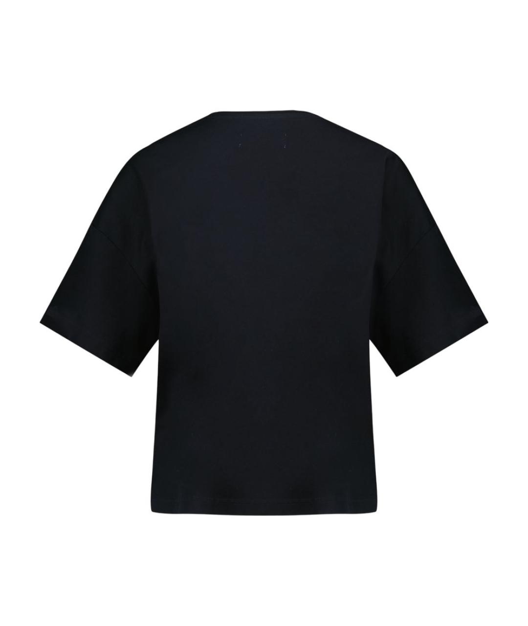 VIVIENNE WESTWOOD Черная хлопковая футболка, фото 2