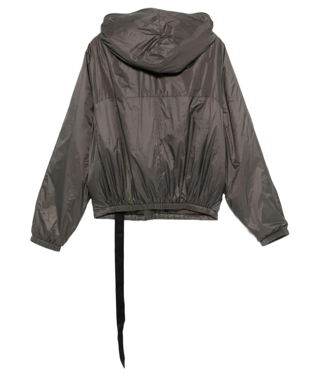 RICK OWENS DRKSHDW Серая полиамидовая куртка, фото 2