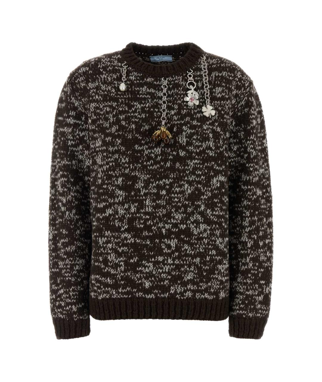 PRADA Мульти шерстяной джемпер / свитер, фото 1