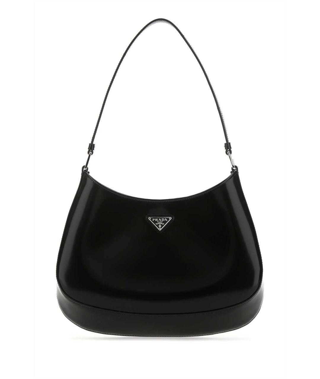 PRADA Черная кожаная сумка через плечо, фото 1