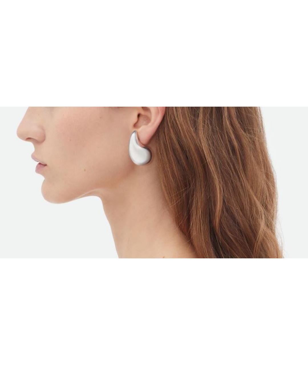 BOTTEGA VENETA Серебряные серебряные серьги, фото 2