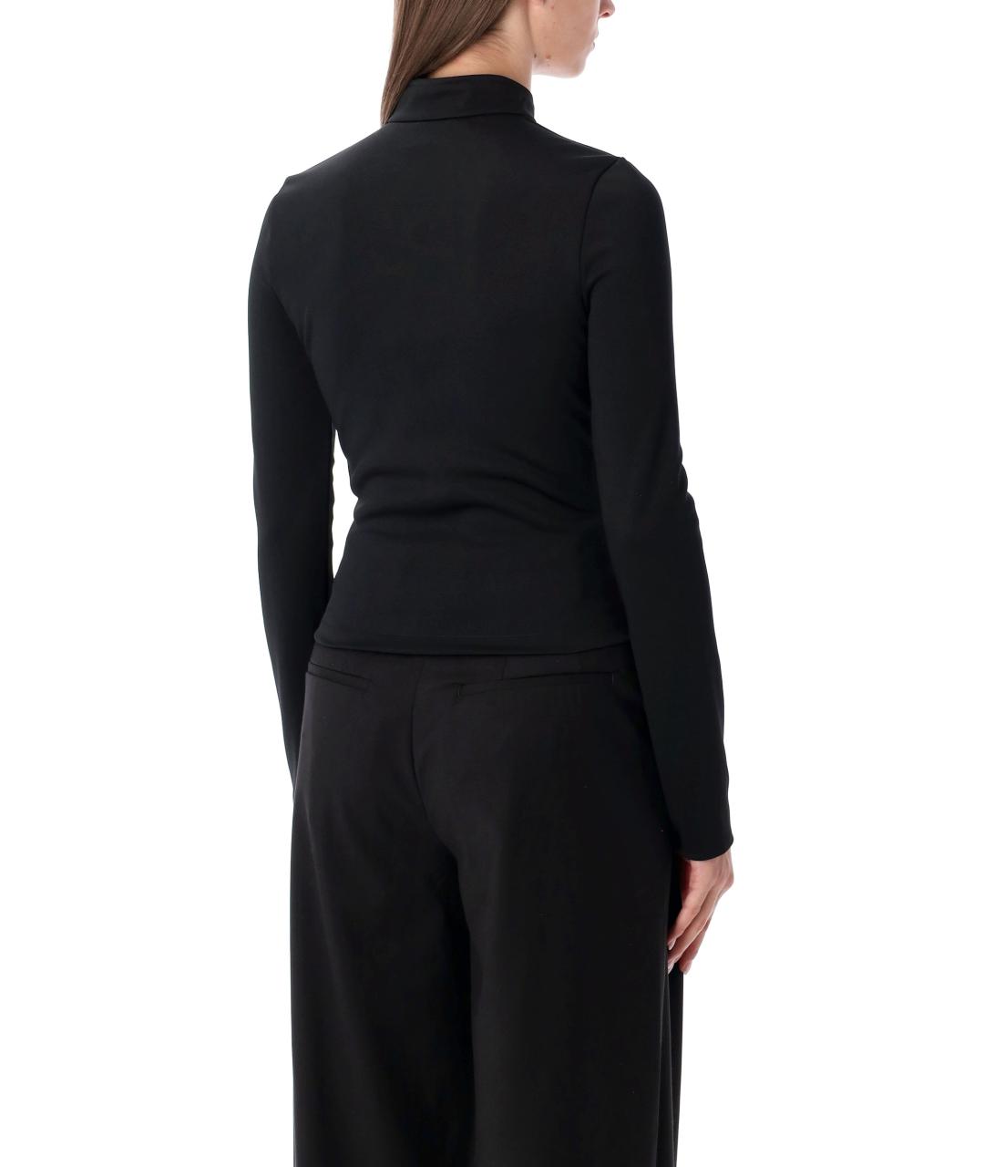 COURREGES Черная полиэстеровая водолазка, фото 3