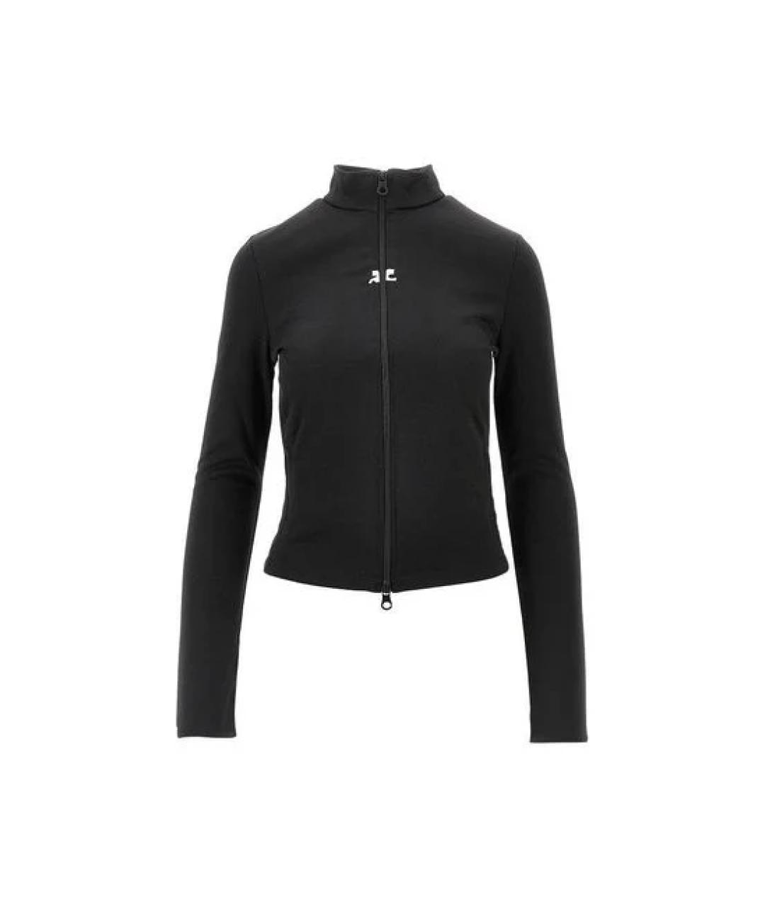 COURREGES Черная полиэстеровая водолазка, фото 1